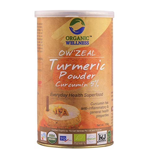 Organic Wellness Turmeric Powder 100 Gram Tin- 5% Curcumin