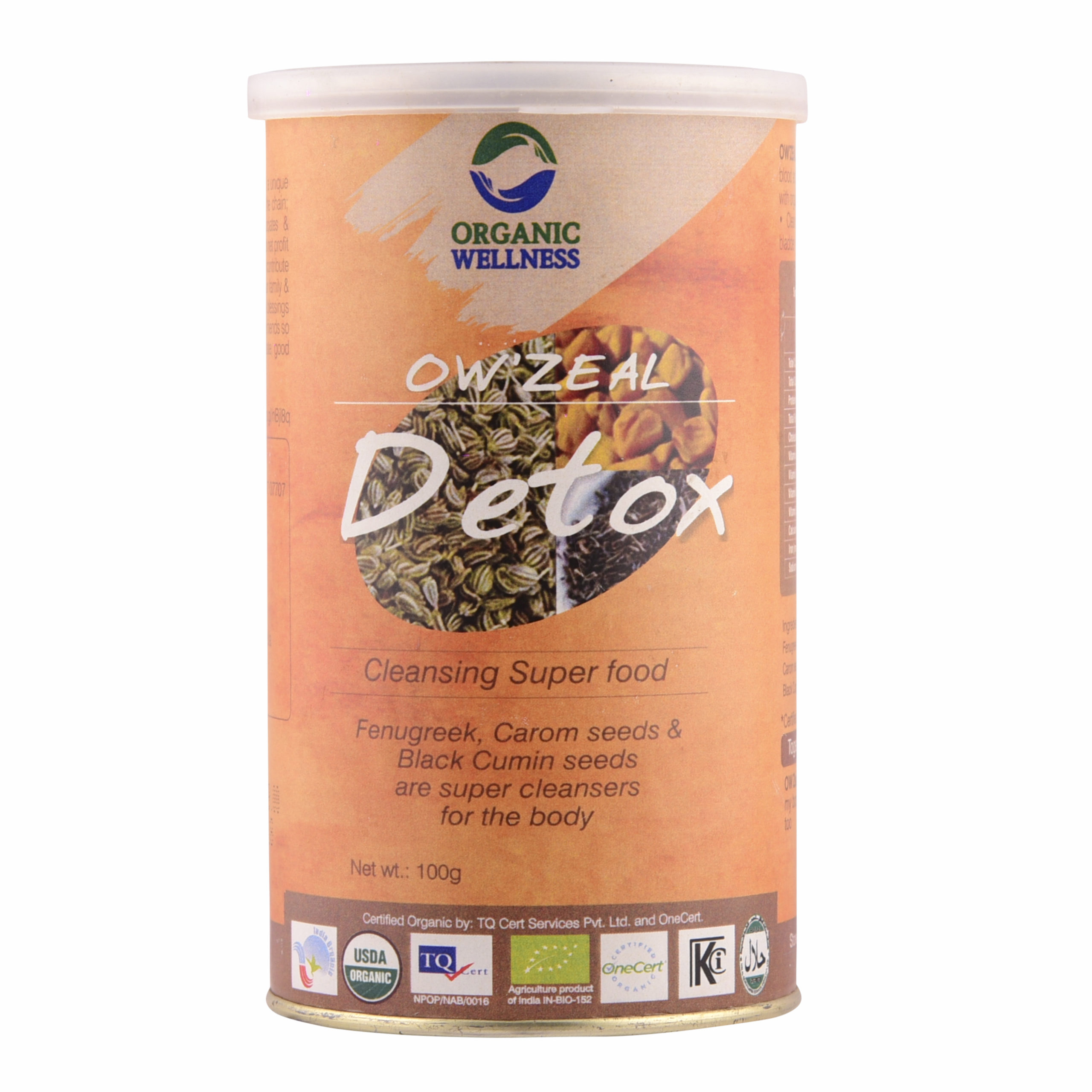 Organic Wellness Detox (Fenugreek) 100 Gram Tin