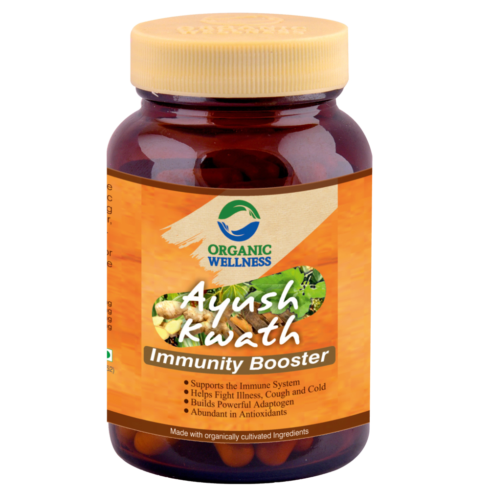 Organic wellness Ayush Kwath 90 Capsules Bottle