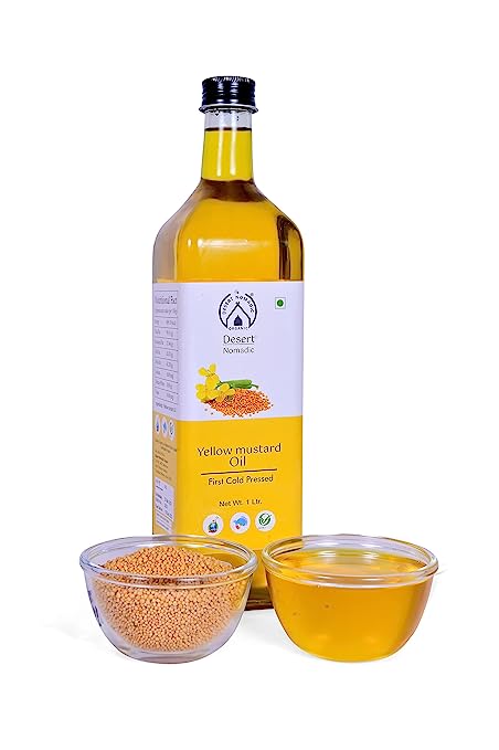 ORGANIC Yellow Mustard Oil Organic First Cold Pressed Oil
