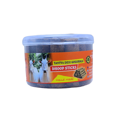 TANTVA Organics Desi Cow Dung Dhoop Batti / Incense Stick for Puja and Mosquito Repellent