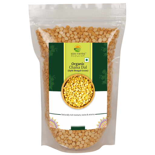 SoNi Farms Organic Chana Dal (Bengal Gram)