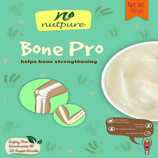 NutPure Bone Pro | 100% Natural Multigrain Health Mix for Strengthening Bone| With The Goodness of 22 Superfoods