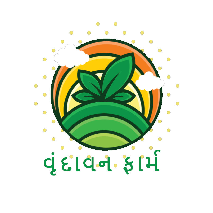 Vrundavan organic Farm logo